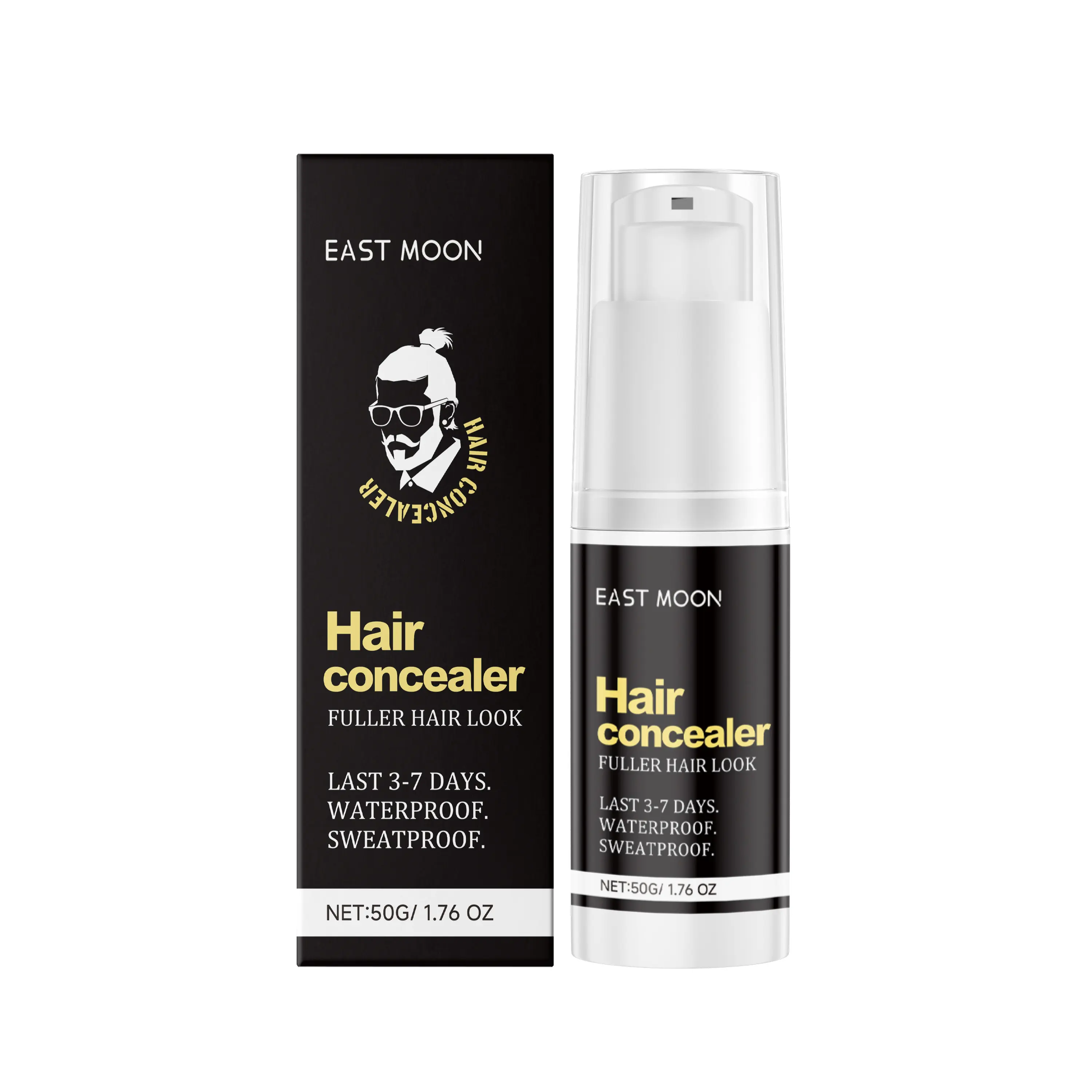 Instant Hair Concealer for Thinning Hair Root Touch Up Hairline Filler Volumizing Hair Thickening Cream Waterproof Sweatproof Long Lasting Natural Hair Cover Up Fuller Look Styling