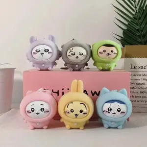 Trendy Toy Chiikawa Pajama Series Face Change Hachiware Cute Funny Face Changeable interesting Toys Usaqi Friends Gift