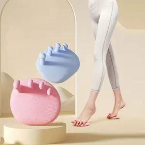 1pair Foot arch support trainer and toe alignment device – pink TPE foot exercise equipment for balance and stability, enhancing calf and leg muscle strength. Universal design for both men and women. Foot care product