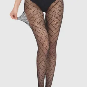 Step In and Level Up Diamond stockings Fishnet Fit