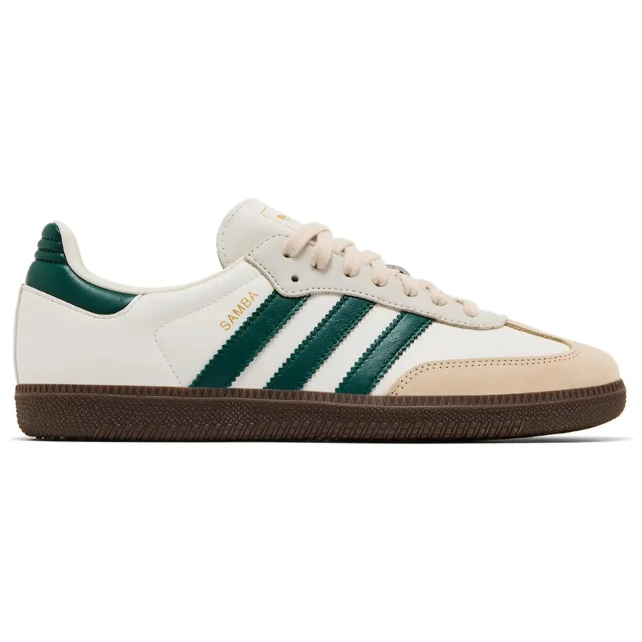 adidas Samba Off White Collegiate Green Women's Fashion Shoes New