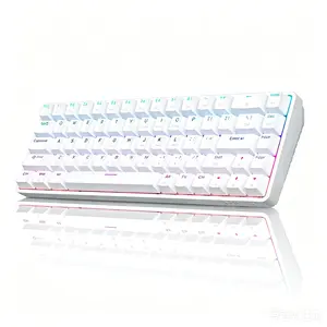 [Clearance] DIERYA DK68 Wireless Mechanical Keyboard, 60% Gaming Keyboard with Red Switch, Triple Mode 2.4GHz/USB-C/BT5.0, RGB Backlit, Anti-Ghosting Keys, 68 Keys Portable Mini Wired Office Keyboard