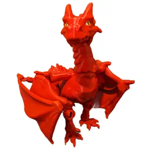 Monarch Dragon (3d printed Ball jointed Dragon)