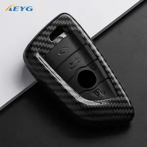 Carbon Fiber Car Key Case Cover, 1 Count Car Key Protector, Car Key Accessory, Car Interior Accessories for BMW X1 X3 X5 X6 X7 F30 F34 F10 F20 G20 G30 G01 G02 G05 F15 F16 1 2 3 5 7 Series G11 G32