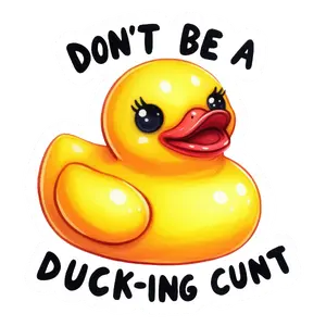 Funny Duck Sticker
