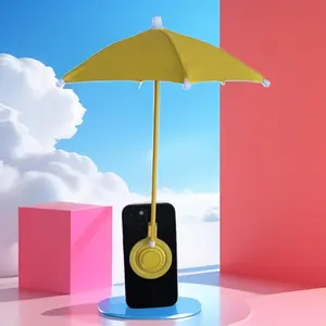 Magnetic Phone Holder with Umbrella, Creative Sun Umbrella Design Smartphone Stand, Cellphone Holder, Phone Accessories for Home Office Travel, Travel Essentials, Multifunctional Phone Stand, Cell Phone Mount, Cell Phone Holders
