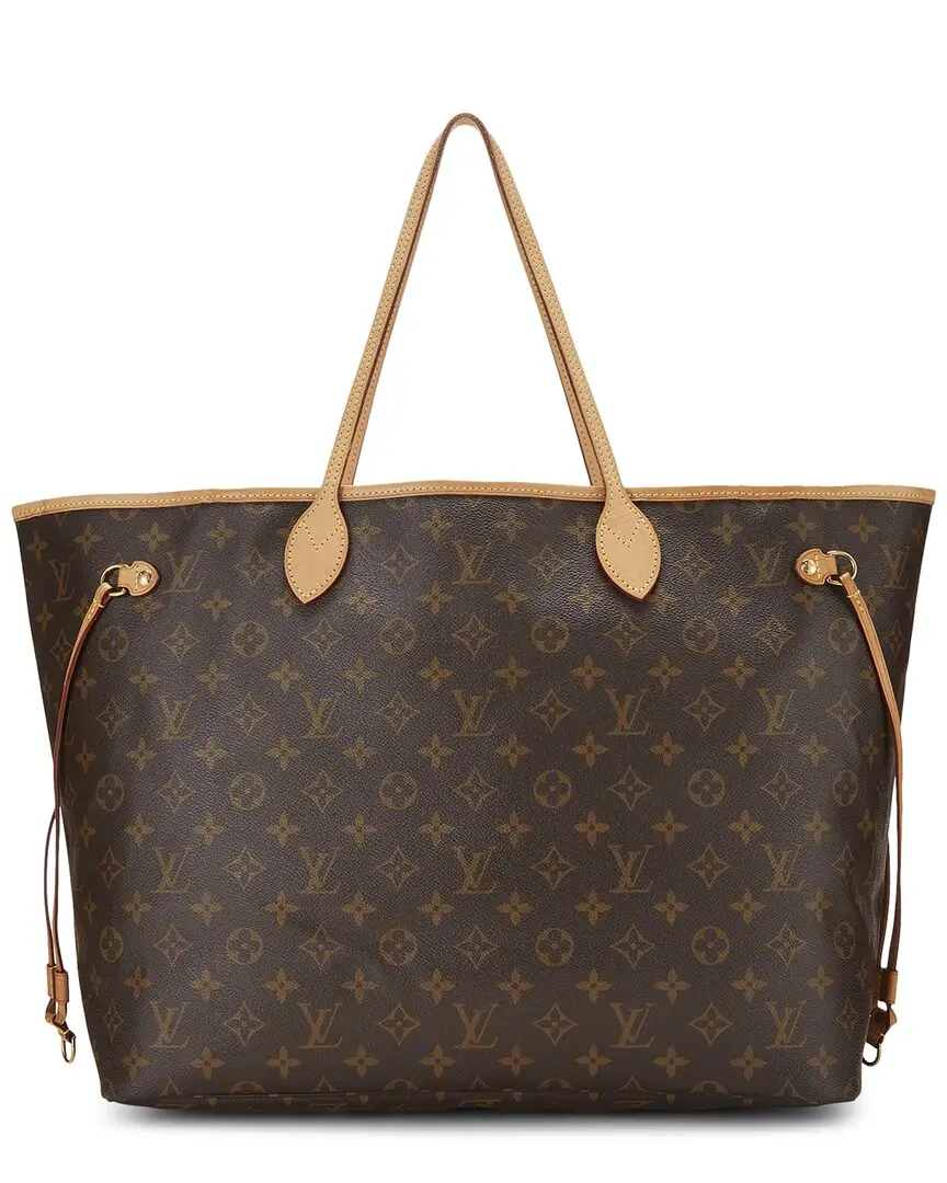 Louis Vuitton Brown Monogram Coated Canvas Neverfull GM (Authentic Pre-Loved)