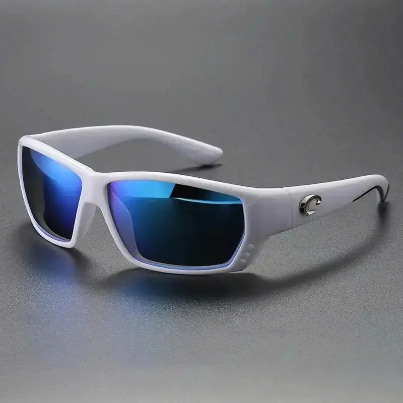 Costa Del Mar Tuna Alley 580P Polarized Sunglasses - Matte Black Frame, Grey Polarized Lenses - Unisex Sports Eyewear for Cycling, Running - COSTA Outdoor Fashion Goggles