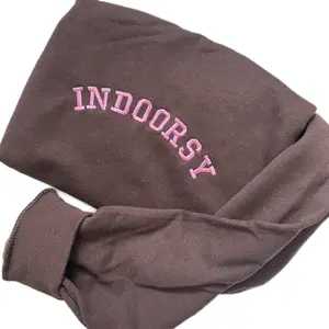Indoorsy Embroidered Sweatshirt Pullover