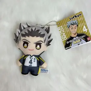 Anime Haikyuu Plush Toy Volleyball Youth Friends Hinata Shoyo Peripheral Plush Series Bag Hanging Decoration Doll Toy Keychain