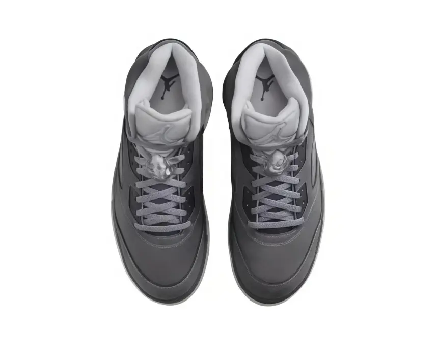 Men's Gray High Top Basketball Sneakers Classic Cushioned Athletic Shoes Comfort Street Fashion Trainers For Daily Wear Sports