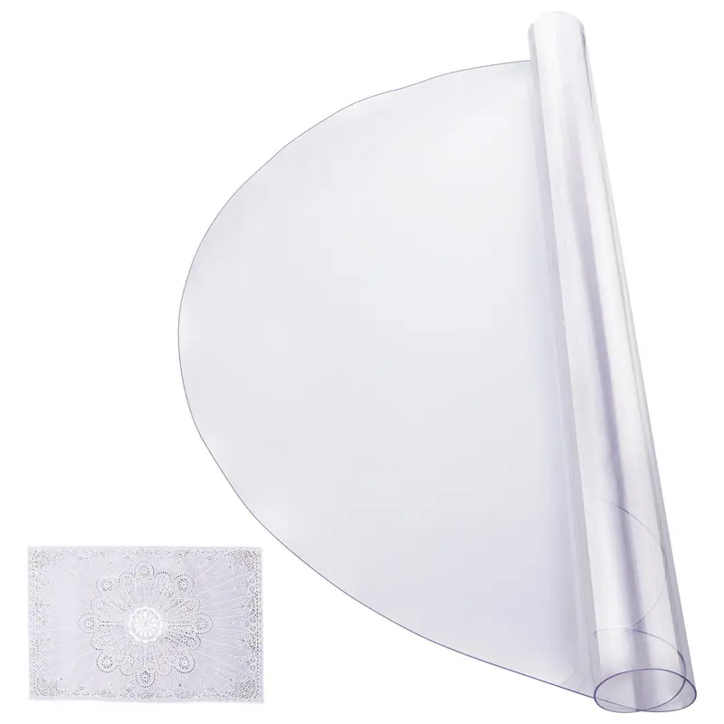 【Fallpicks】VEVOR Fitted Table Cover, 42x42in 2.0mm Thick Non-Slip PVC Mat, All Seasons High Temperature Resistant Protector for Wooden-Textured Tops, Airbubble Smooth, Waterproof, Blocks Scratches-Stains, Quick Wipe-Ups Kitchen Shield