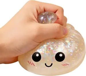 Viral Dumpling Squishy Mystery Blind Box – Glitter Dumpling Squishies ULTRA RARE Hidden Edition | Squishy Dumpling Slow Rise Stress Relief Anxiety Fidget Toy Soft Squeeze Decompression Gift Adults