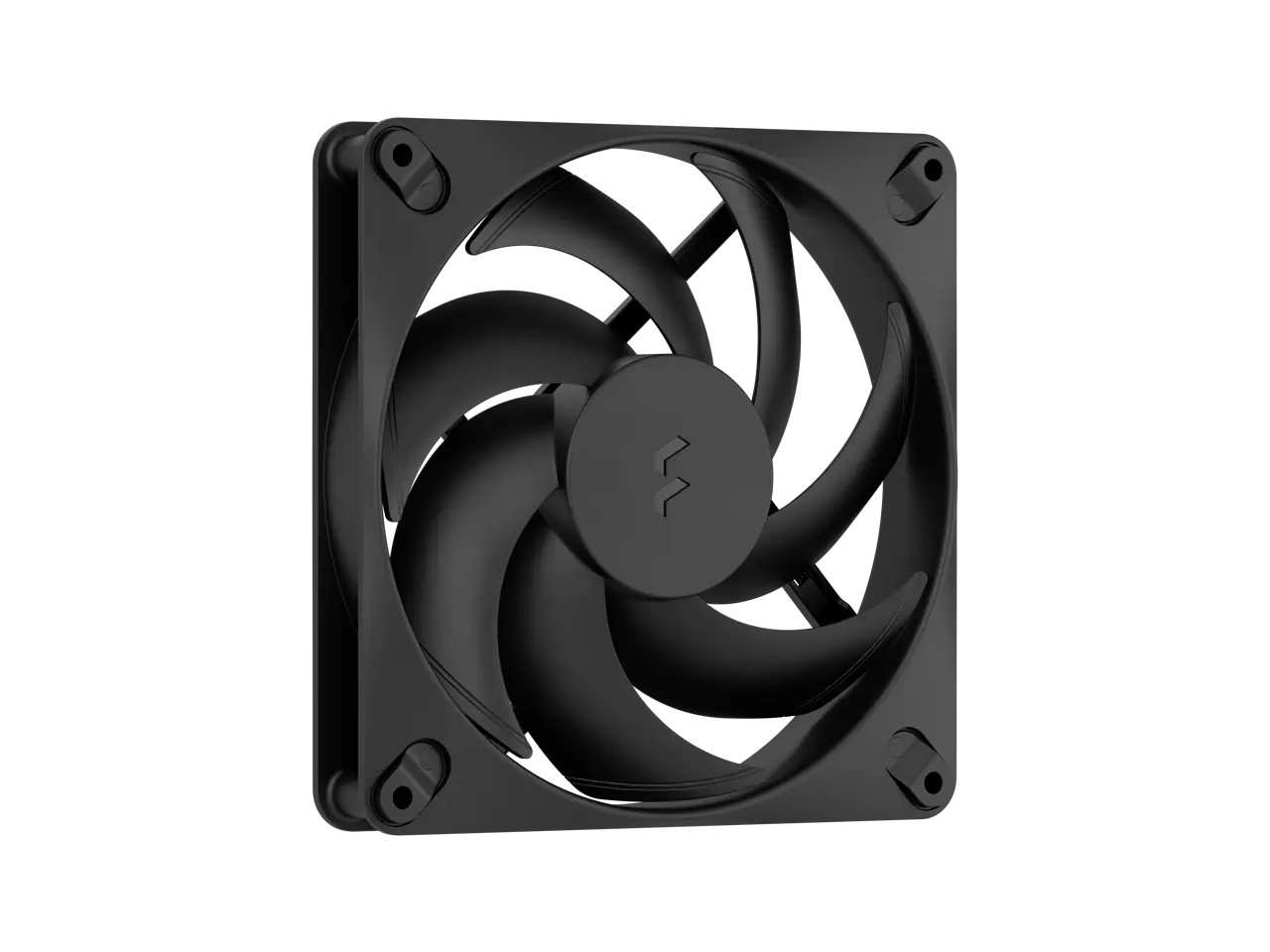 Fractal Design Dynamic 3 140mm Black PWM Case Fan, High Durability Rifle Bearing, 7-Blade Swept Design, Daisy-Chain Cable, 350-1800 RPM
