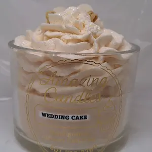 Amazing Candles Wedding Cake Candle Hand Poured Scented Candle for Special Occasions