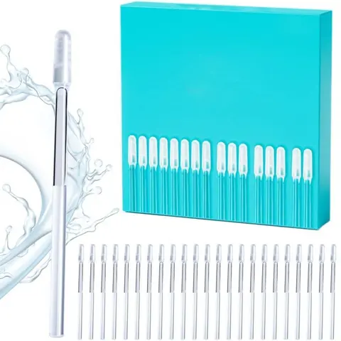 Earwax Removal Adhesive Swabs, Sticky Ear Cleaners Tools, Earwax Remover Sticks, 2026 Upgraded Sticky Ear Cleaning Stick, Gentle, Visible Ear Care, Reusable Soft, Portable Ear Pick for Kids and Adults, Earwax Cleaning Kit