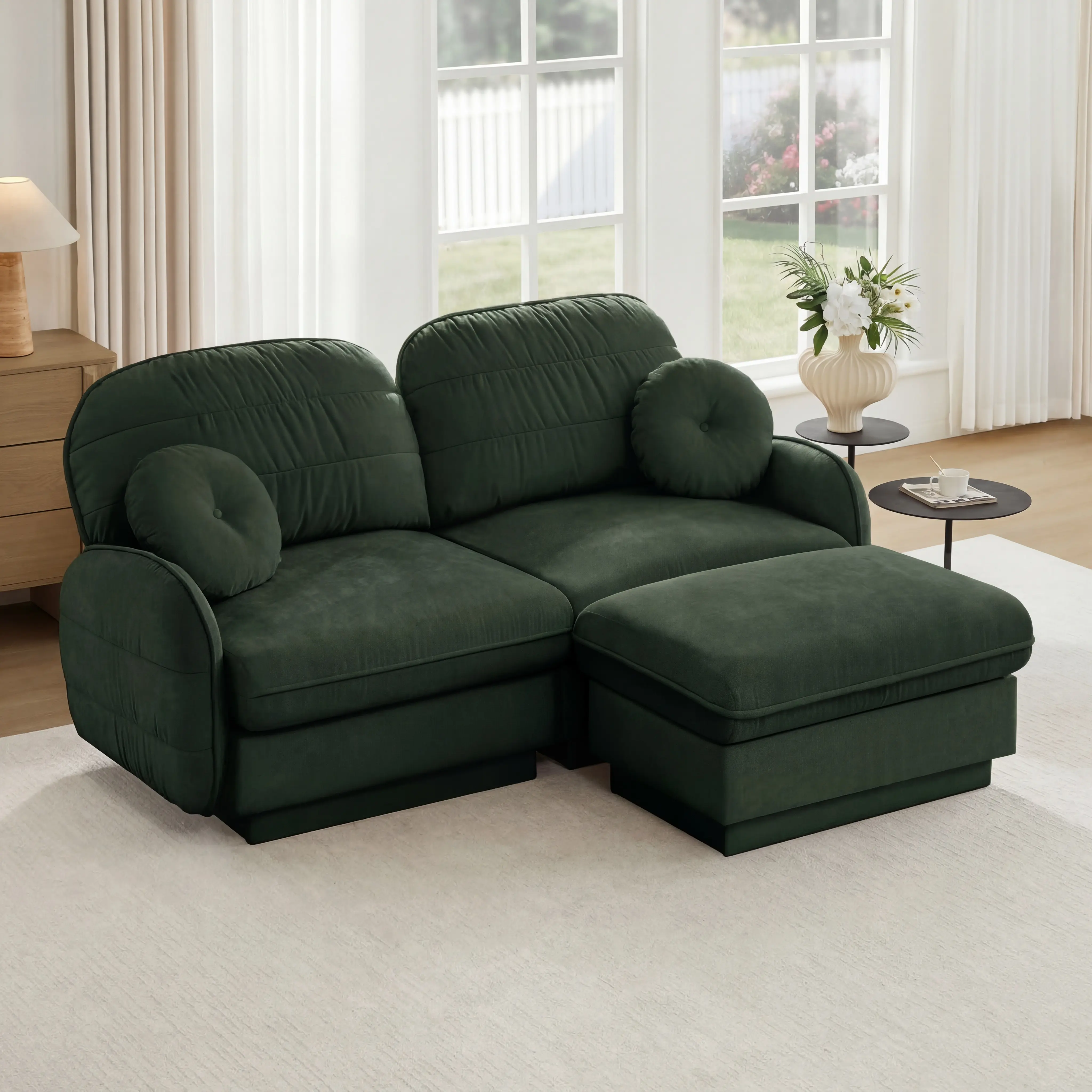 Green + Chenille + 2 Seat1