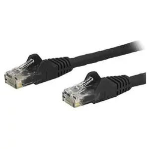 Startech N6PATCH30BK 30 ft. CAT6 Patch Cable with Snagless RJ45 Connectors, Black