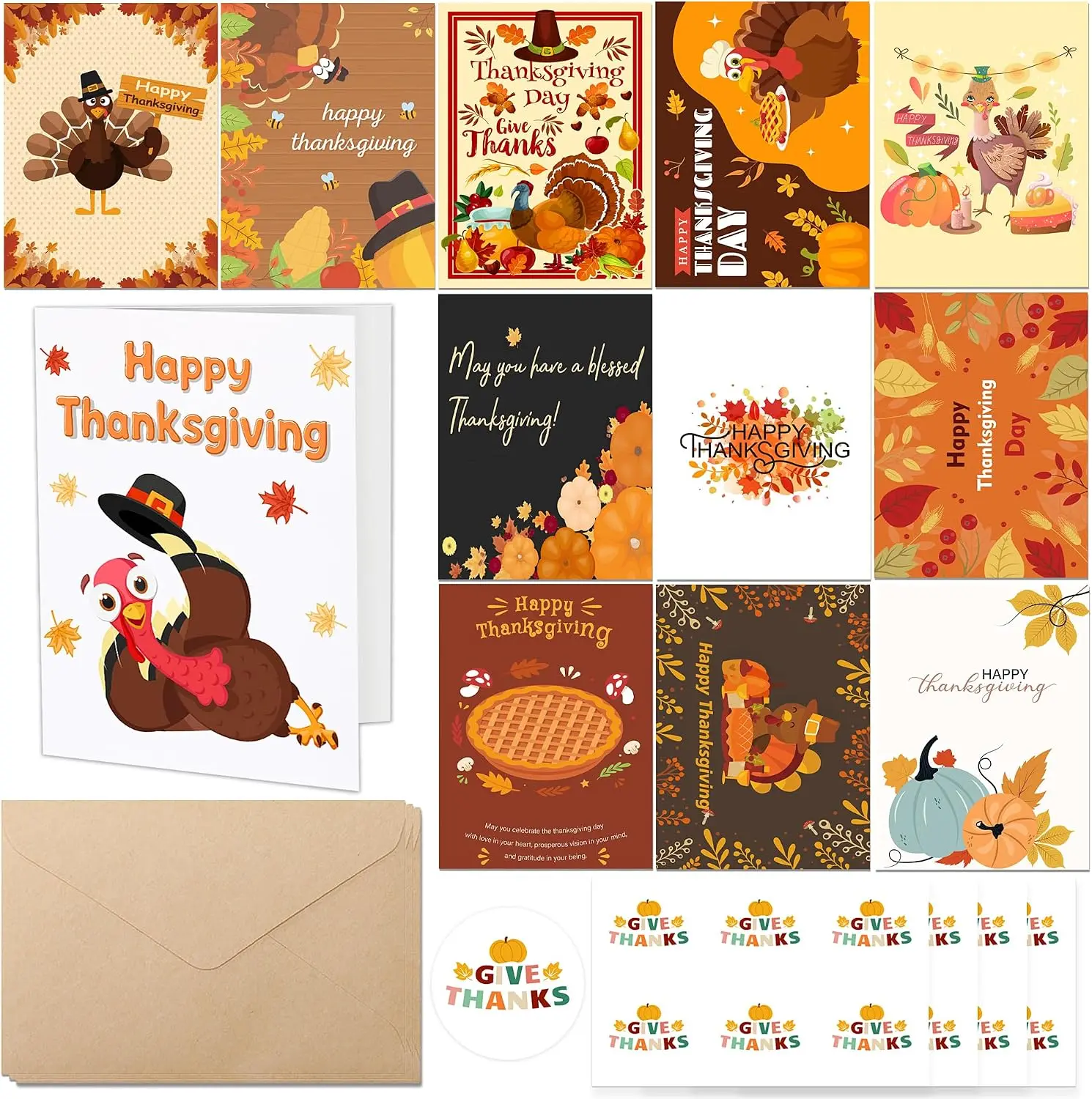 24PCS Thanksgiving Gifts for Family | Thanksgiving Crafts, Thanksgiving Friendsgiving Party Favor for Kids Adults for Fall Autumn Holiday Parties Celebrations
