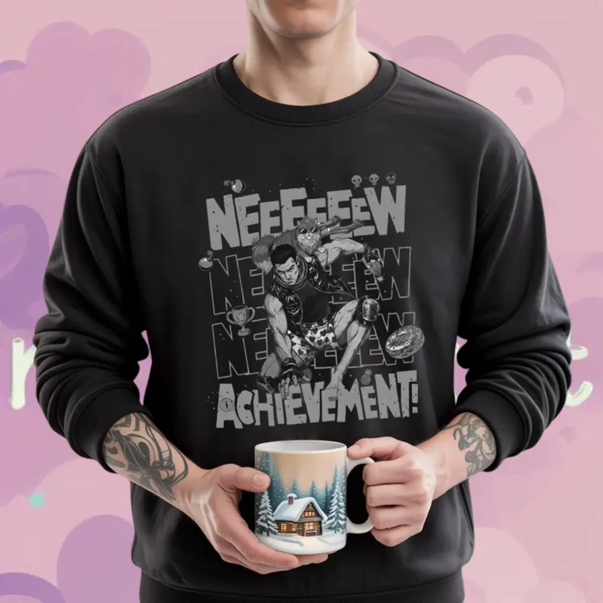 Dungeon Crawler Carl Donut and Carl Shirt, New Achievement Book Series Sweatshirt Hoodie T-shirt, Gift For Women and Man