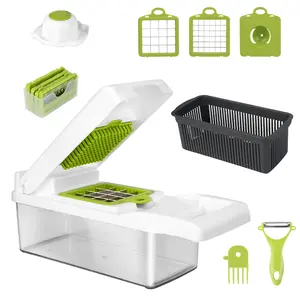 Life Skills - Food Prep: 12-in-1 Veggie Chopper Set