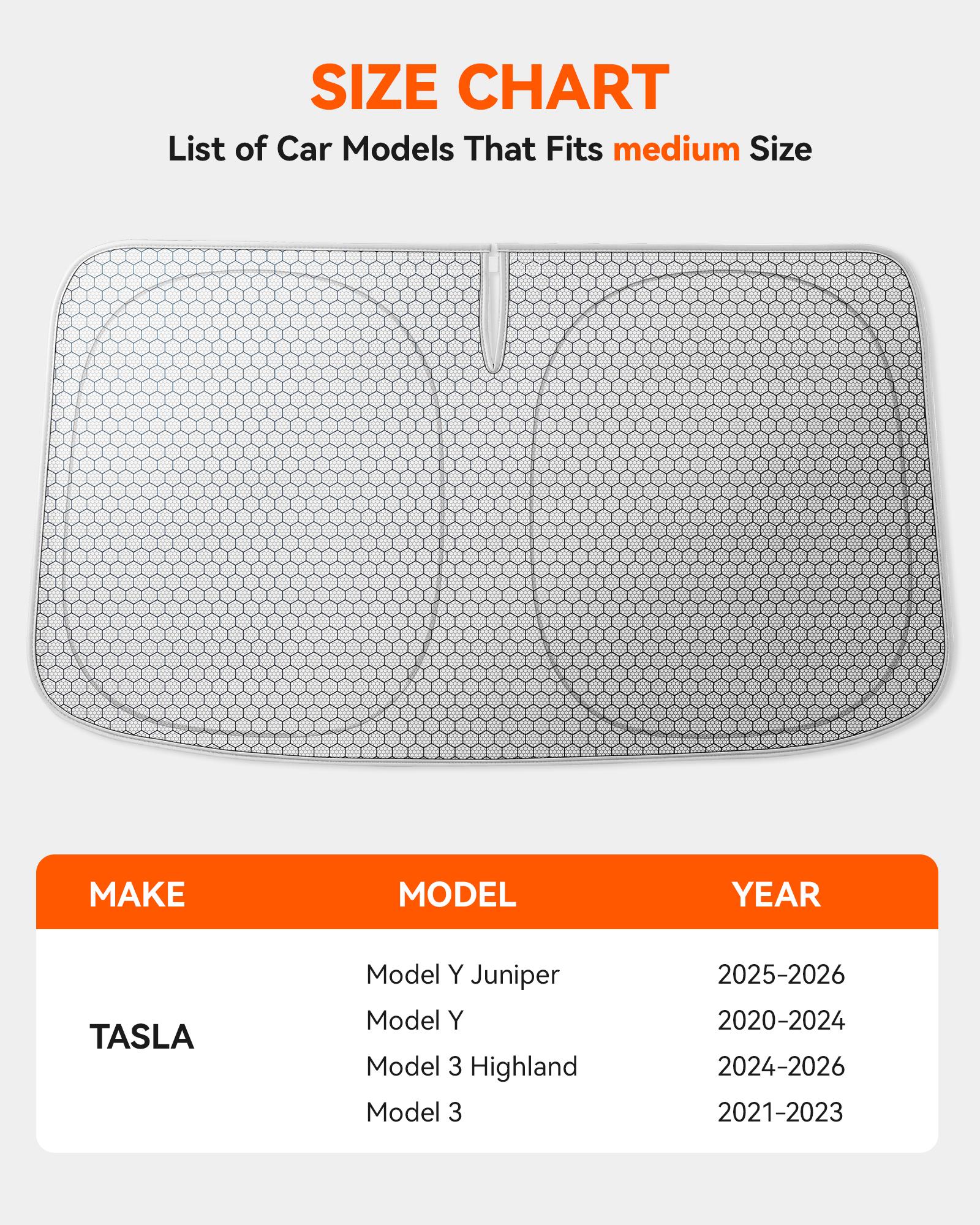 WOLFBOX Graphene Car Windshield Sun Shade with Ice Silk Technology Advanced Heat Dissipation Fabric, Blocks 99% UV & Infrared Rays, Foldable Front Window Sunshade