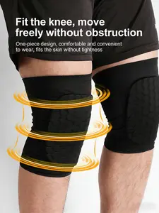 2pcs Knee Pads for Kids Youth Adult Basketball Baseball Knee Brace Support Collision Avoidance Kneepad Compression Sleeve for Volleyball Football Cycling Running One-piece Design Comfortable Multi-Sport