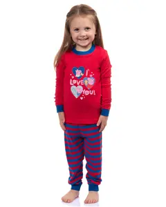 Peppa Pig Toddler Pajamas Love You Shirt and Pant Tight Fit Set