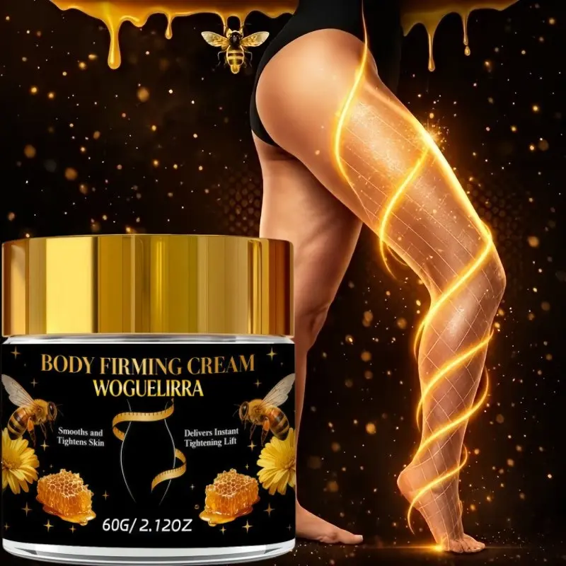 Professional Body Bee Venom Firming Cream, Long-Lasting Hydration Up to 72 Hours, Firming Hydrating Skin, Rich in Hyaluronic Acid and Honey, Suitable for Men and Women