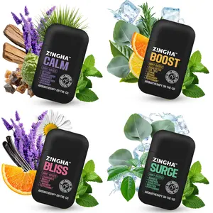 Z!NGHA Natural Aromatherapy Nasal Stick – Boost Focus & Enhance Breathing | Therapeutic Essential Oil Blend Solution for Wellness Health Fitness