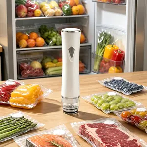 Food Vacuum Sealer Kit – Save Money & Reduce Waste, Keep Food Fresh 5X Longer, 30 Bags Included