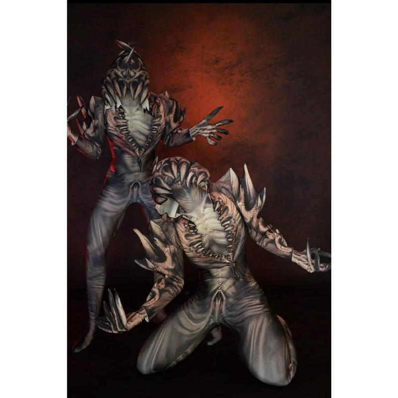 Horror bodysuit party & events costume (men) Brown Ship Same Day