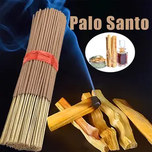 Palo Santo Incense Sticks, 80 Natural Fragrance, Clean Burn Without Charcoal Smoke, Recycled Flowers, Sweet Woody Scent, Citrus Finish, Calming Home Fragrance