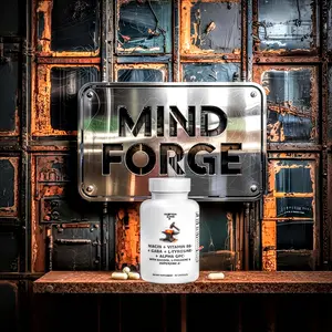 MindForge Cognitive Support Nootropic Capsules with Niacin, Vitamin B6, GABA, L-Tyrosine, Alpha GPC, and more - for Focus, Clarity and Energy - 30 Vegan Capsules