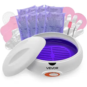 Father's Day Gift VEVOR Paraffin Wax Machine for Hands and Feet, 2000ML Professional Paraffin Wax Warmer, Low/High 2-Level Temperature Control Paraffin Bath Moisturizing Kit for Skin Hydration, Home Spa, Beauty Salons
