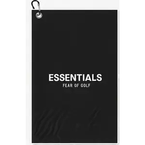Fear of Golf -  Small 16" x 24" Tour Caddy Towel for Golfers, Portable Absorbent Sports Towel for Tour Golf Bag Use Scotty