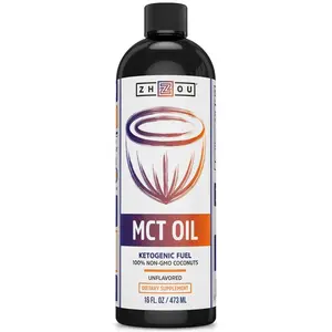 Zhou MCT Oil Ketogenic Fuel | Quick Clean Energy for Body & Mind  - 16oz