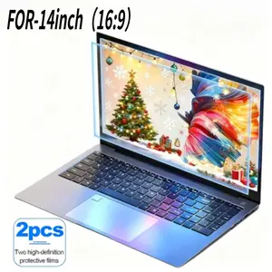 2PCS 14" HD Laptop Screen Protector Film Anti Glare Blue Light Blocking 16:9 Scratch Proof Matte Surface (Screen Guard Only Not Laptop)