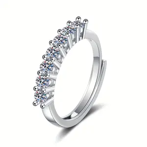 Sovereign™ 2.1CT Moissanite Eternity Ring  925 Silver.
