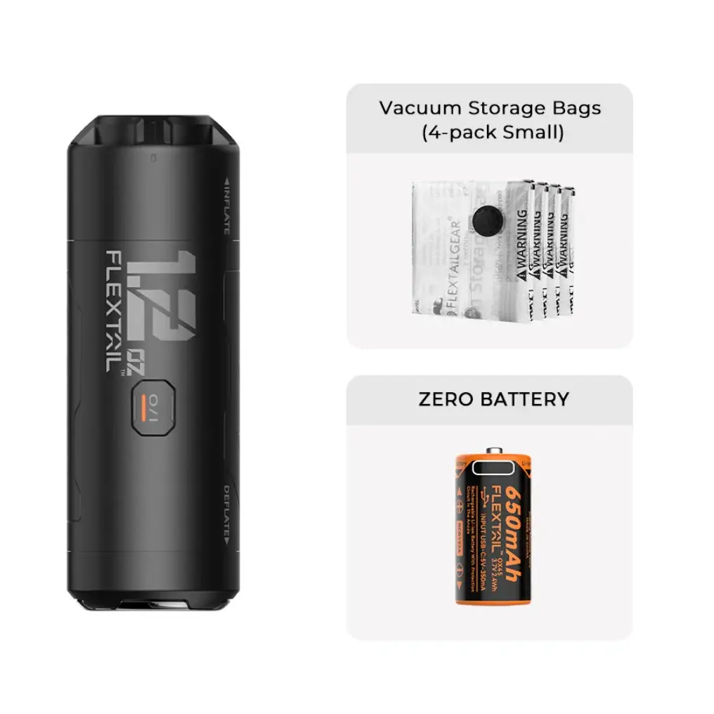 Zero pump+Vacuum bags