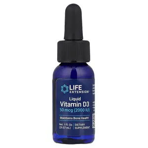 Life Extension Liquid Vitamin D3, 50 mcg (2,000 IU), 1 fl oz (29.57 ml)