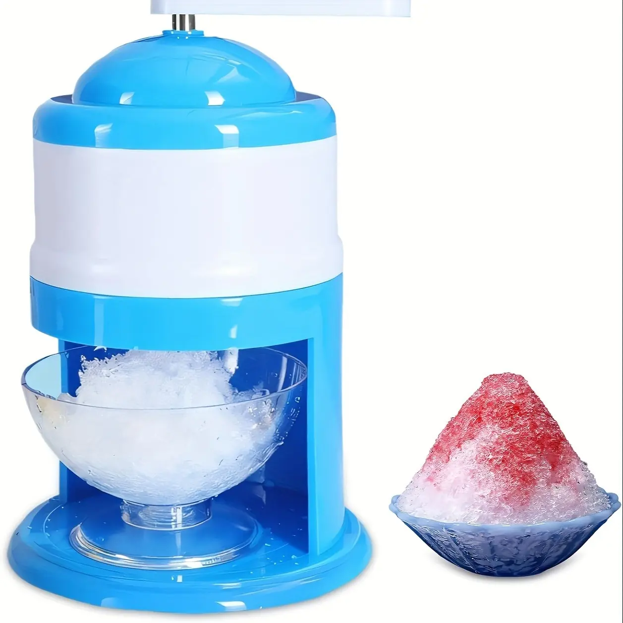 Mini Handheld Ice Crusher Machine, Small Home Use Shaved Ice Maker, Manual Ice Breaker for Slushy Drinks, Portable Ice Grinder Tool, Home Bar Accessories