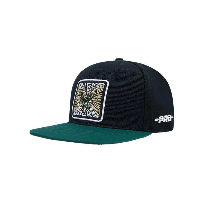 Pro Standard Vision Milwaukee Bucks Wool Snapback Hat
