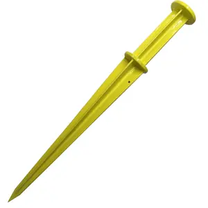 Keyfit Tools Athena's Hammer Log Splitter Wedge Steel Tree Felling Wedges Heat Treated & Tempered Forged 4140 Steel Long Smooth & Tall Fire Wood Maker Extra Long 4 Blade Splitting Wedge with Handle