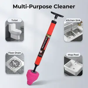 High-Power Air Pressure Drain Unclogger, All-Purpose Pipe Unclogging Tool for Toilets, Sinks & Kitchen Drains