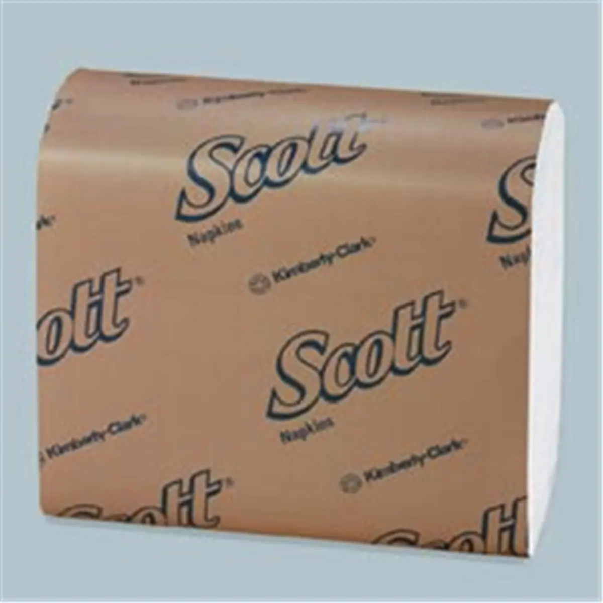 Kimberly-Clark KCC 98710 Scott Fold Napkin Dispenser, 1-Ply Soft Paper Napkins, 250 Count, 6-3/4" x 3-9/16" Folded Size, Highly Absorbent, White, 250 Napkins