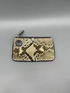 Pre-owned FENDI Leather Clutches & Wristlets Triplette Small Pouch Elegant Compact Clutch for Versatile Use