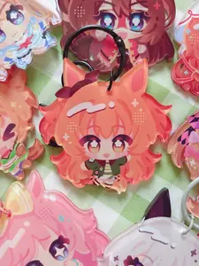 Uma Musume Keychain Acrylic, Horse Girls Still In Love Taiki Shuttle El Condor Pasa Inspired Keychain Acrylic Charms - Cute Characters, Kawaii Bag Charm for Keys, Backpack & Gifts, Collectible Fan Accessory, Aesthetic Game Merch!