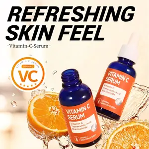 Vitamin C Serum with Hyaluronic Acid & Niacinamide, Moisturizing Locking Formula, Soothing Brightening, Improves Dark Spots, Non-Sticky Face Essence