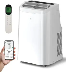 12000 BTU Portable Air Conditioner, 3-in-1 AC Unit with Fan & Dehumidifier, Drainage-Free Cooling, WiFi APP Control, Remote, 24H Timer, Quiet Portable AC for Bedroom, Office, Dorm